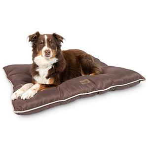 lot 8540 image: Pet Craft Supply Super Snoozer Calming Indoor  Outdoor All Season Water Resistant Durable Dog Bed, Large, Chocolate