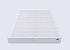 lot 8553 image: Amazon Basics Mattress Foundation  Smart Box Spring for Cal King Size Bed, 9-Inch, Cal King