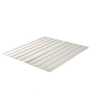 lot 8554 image: Zinus Annemarie Solid Wood Bed Support Slats  Fabric-Covered  Bunkie Board, King