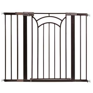 lot 2491 image: Safety 1st Easy Install Tall & Wide Walk Thru Baby Gate 29-47, Decor