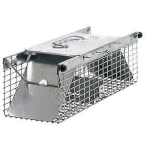 lot 2521 image: Havahart 1025 Live Animal Two-Door Squirrel, Chipmunk, Rat, and Weasel Cage Trap