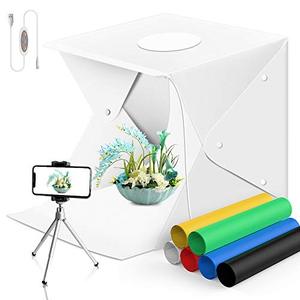 lot 2526 image: Sensyne Photography Table Top Light Box 70 LED Portable Photo Studio Shooting Tent Portable Folding Photo Box SLR Phone Camera Shoot