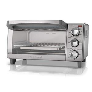 lot 2529 image: BLACKDECKER 4-Slice Toaster Oven with Natural Convection, Stainless Steel, TO1760SS