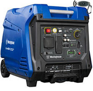 lot 2542 image: Westinghouse iGen4500 Super Quiet Portable Inverter Generator - 3700 Rated Watts and 4500 Peak Watts - Gas Powered - CARB Compliant