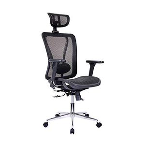 lot 2565 image: Techni Mobili Mesh Office Chair, Black