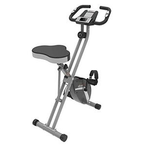 lot 2569 image: ATIVAFIT Indoor Cycling Bike Folding Magnetic Upright Bike Stationary Bike Recumbent Exercise Bike (Large Seat)