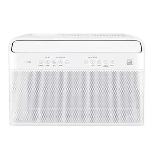 lot 2579 image: Midea U Inverter Window Air Conditioner 8,000BTU, U-Shaped AC with Open Window Flexibility, Robust Installation,Extreme Quiet, 35% Energy Saving, Smart Control, Alexa, Remote, Bracket Included