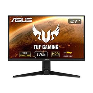 lot 2584 image: ASUS TUF Gaming VG27AQL1A 27�� HDR Monitor, 1440P WQHD (2560 x 1440), 170Hz (Supports 144Hz), IPS, 1ms, G-SYNC Compatible, Extreme Low Motion Blur Sync, HDR400, 130% sRGB, Eye Care, HDMI DisplayPort