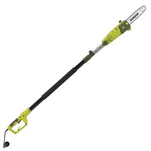 lot 2587 image: Sun Joe SWJ803E Electric Multi-Angle Pole Chain Saw , 10 inch - 8.0 Amp (Green)