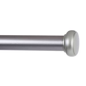 lot 2592 image: 72-144 Weaver IndoorOutdoor RustResistant Curtain Rod Brushed Nickel - Kenney