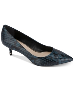 lot 33072 image: Kenneth Cole New York Morgan Kitten-Heel Pumps Womens Shoes, Size 6.5M