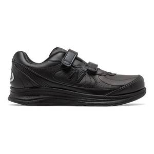 lot 33100 image: New Balance Womens WW577 Walking Velcro Shoe,Black,9 D US