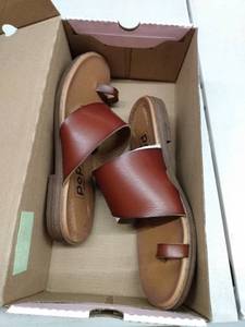 lot 33137 image: Pop Madelena Brown Sandals, Size 6.5