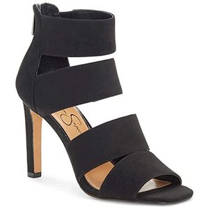 lot 33193 image: Jessica Simpson womens Cerina Anchors Down Blue Open Toe HIgh Heel Sandals, Size 6M