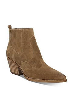 lot 33211 image: Sam Edelman Winona Western Booties Womens Shoes, Size 6.5M