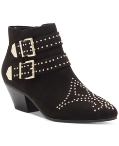 lot 33216 image: Inc Iliana Studded Western Ankle Booties, Size 8M