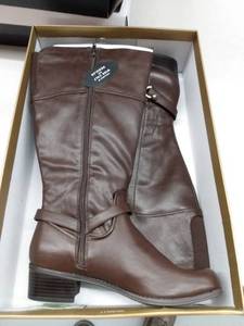 lot 33227 image: Charter Club Helenn Wide-Calf Riding Boots, Size 8M