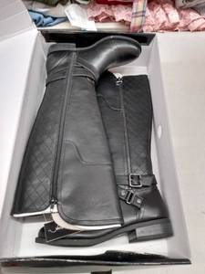 lot 33259 image: Gbg Los Angeles Haydin Wide Calf Riding Boots Womens Shoes, Size 7M