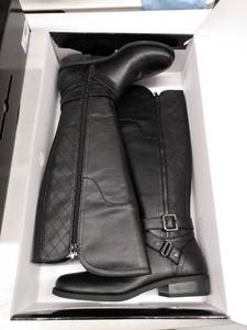 lot 33290 image: G by Guess Womens Haydin Almond Toe Knee High Fashion Boots, Size 7.5M