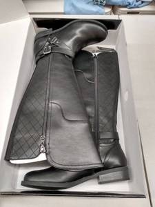 lot 33291 image: Gbg Los Angeles Haydin Wide Calf Riding Boots Womens Shoes, Size 7.5M WC