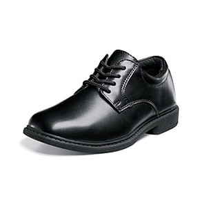 lot 33293 image: Stacy Adams Austin Plain Toe Uniform DressCasual Lace-up Oxford Shoe (Little KidBig Kid),Black,3 M US Little Kid