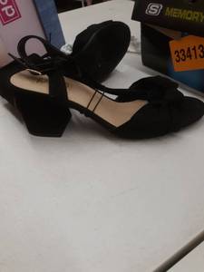 lot 33412 image: POP CELESTRA BLACK SUEDE LIKE SIZE 9.5