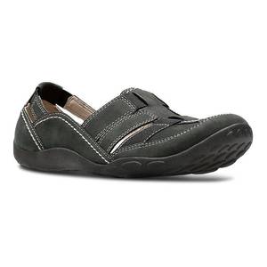 lot 33495 image: Clarks Womens Clarks Haley Stork Loafer,Black,8 M US