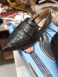 lot 33466 image: ANA CASUAL GLEN BKACK CROC SIZE 9