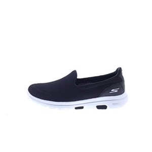 lot 33518 image: Skechers Womens GO Walk 5-15901 Shoe, BlackWhite, 9.5 W US