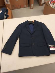 lot 29176 image: boys size suit jacket- dirty