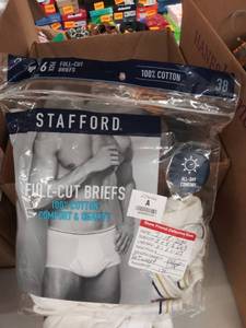 lot 29705 image: mens underwear size 38 6 pair