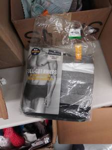 lot 29710 image: mens full cut brief 4 pair size large