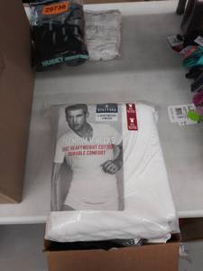 lot 29739 image: mens xxl v neck-4 pack