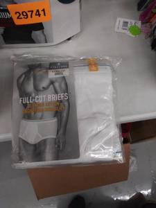 lot 29743 image: mens full cut briefs medium