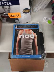 lot 29744 image: mens large modern tanks-2 pack