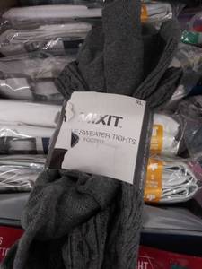 lot 29776 image: cable sweater tights xl