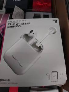 lot 29815 image: sharper image true wireless earbuds