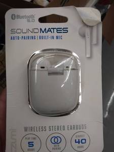 lot 29820 image: sound mates wireless stereo earbuds
