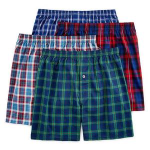 lot 29825 image: Fruit of the Loom 4-pk. Premium Cotton Boxers xl40-42
