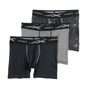 lot 29833 image: Boys Hanes 3-Pack X-Temp Performance Boxer Briefs, Boys, Size Small