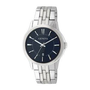 lot 29854 image: Geneva Mens Silver Tone Bracelet Watch-Jry1771sl