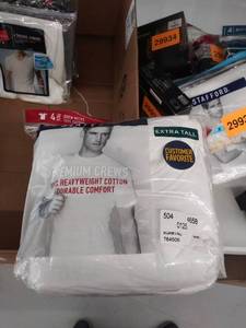 lot 29940 image: pack of mens 2 xl-xt crew neck shirts