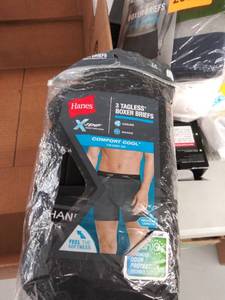 lot 29942 image: 2 pair mens medium boxer briefs