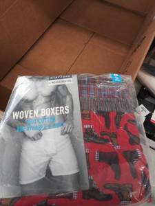 lot 29943 image: 4 pair mens woven boxers xxl