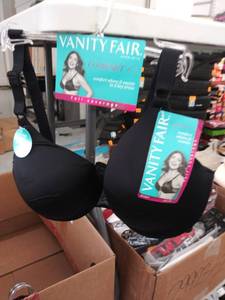 lot 29947 image: Vanity Fair Comfort X3 Full-Coverage Satin Bra 75364 34DD
