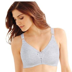 lot 29961 image: Bali Double Support Cotton Wireless Bra with Cool Comfort 3036