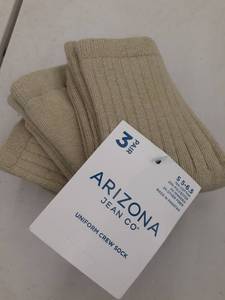 lot 29987 image: 3 pair Arizona uniform crew sock
