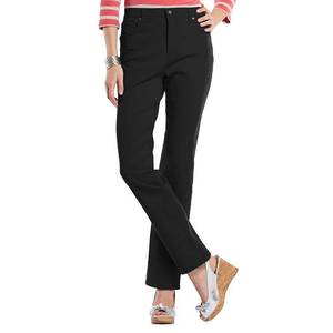 lot 30716 image: Gloria Vanderbilt Womens Petite Amanda Straight Leg Jean, Black, 10 Short