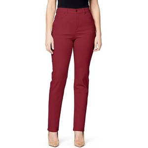 lot 30803 image: Womens Gloria Vanderbilt Amanda Classic High Waisted Tapered Jeans, Size 8