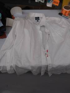 lot 33748 image: mens 18 34-35 long sleeve stained